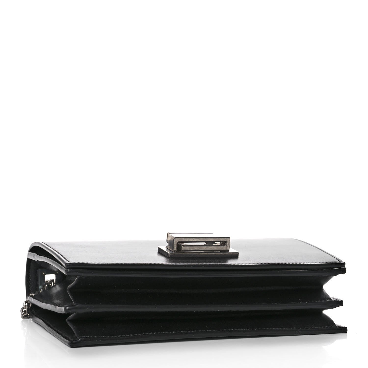 Saint Laurent Calfskin Metropolis Chain Shoulder Bag Black 5 of 10