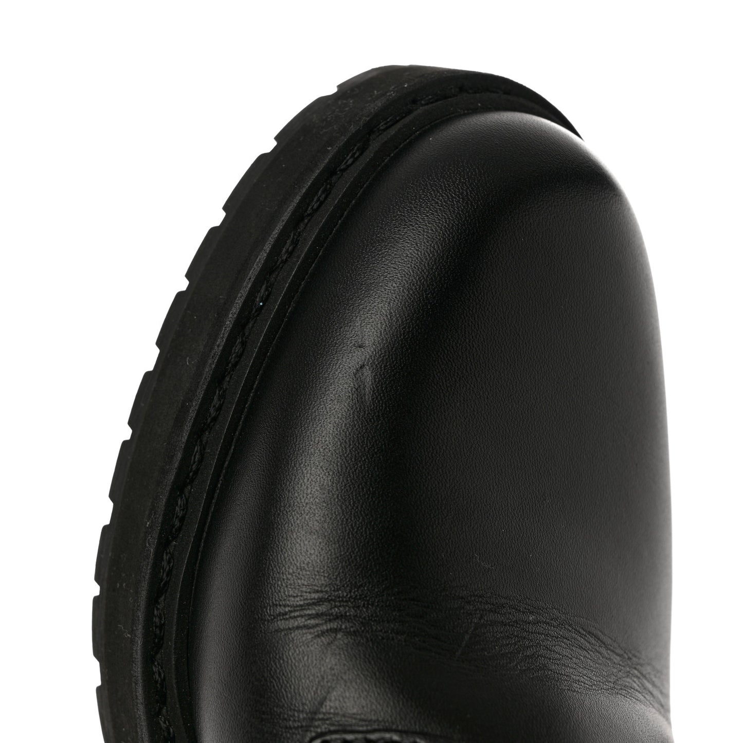 Vitello Stretch Fabric FF Vichy Rockoko Biker Boots 37 Black Crema Tobacco