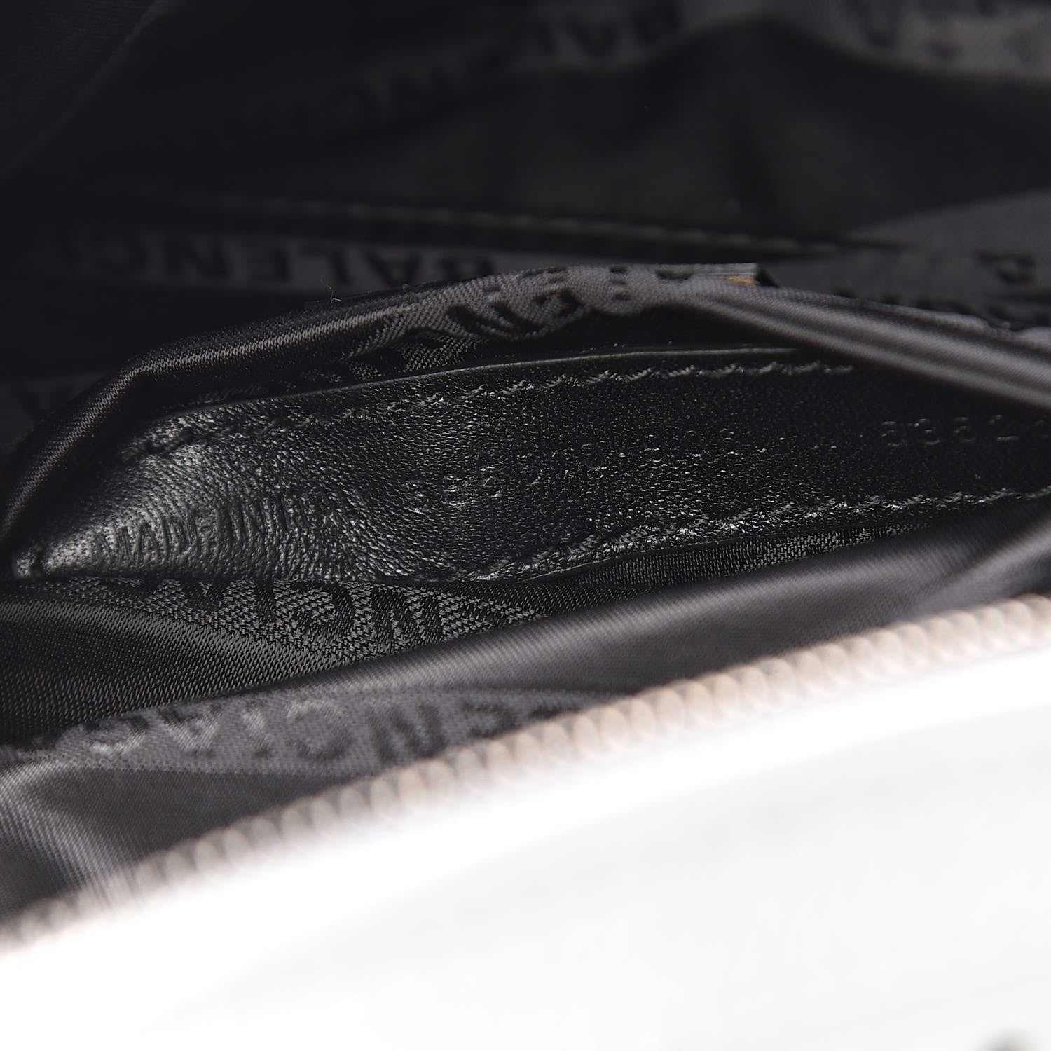 Balenciaga Agneau Arena Graffiti All Over XXS Souvenir Belt Bag White Multicolor 7 of 13