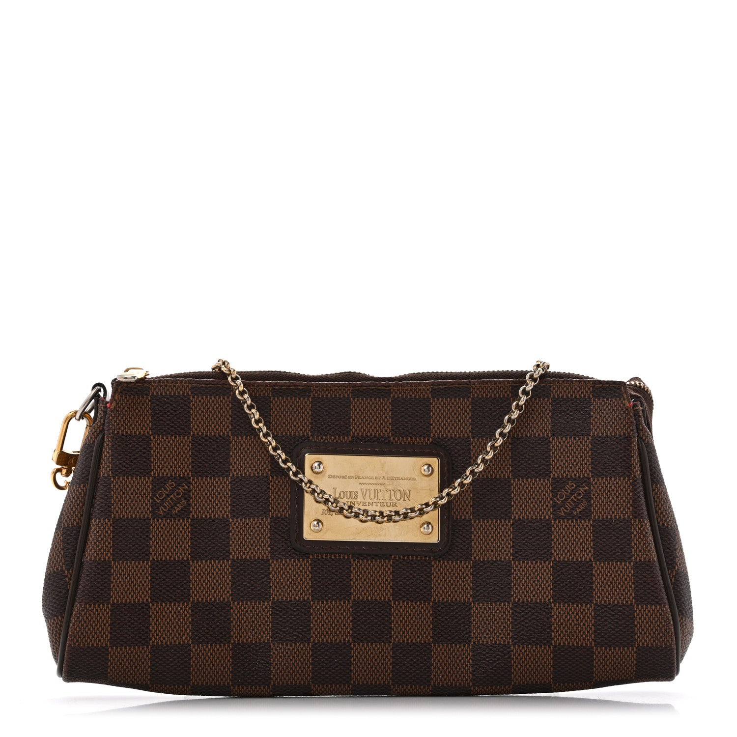Louis Vuitton Damier Ebene Eva Clutch 1 of 11