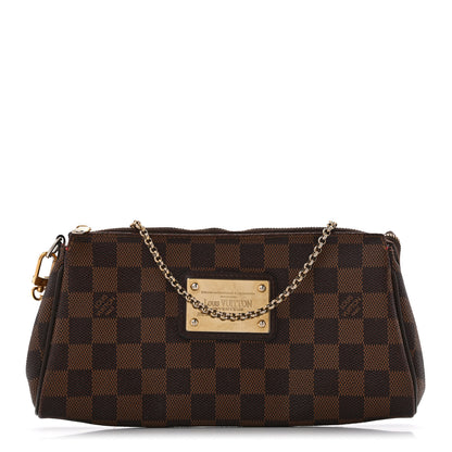 Louis Vuitton Damier Ebene Eva Clutch 1 of 11