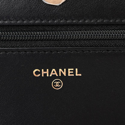 Chanel Caviar Quilted Boy Wallet On Chain WOC Black 7 of 17