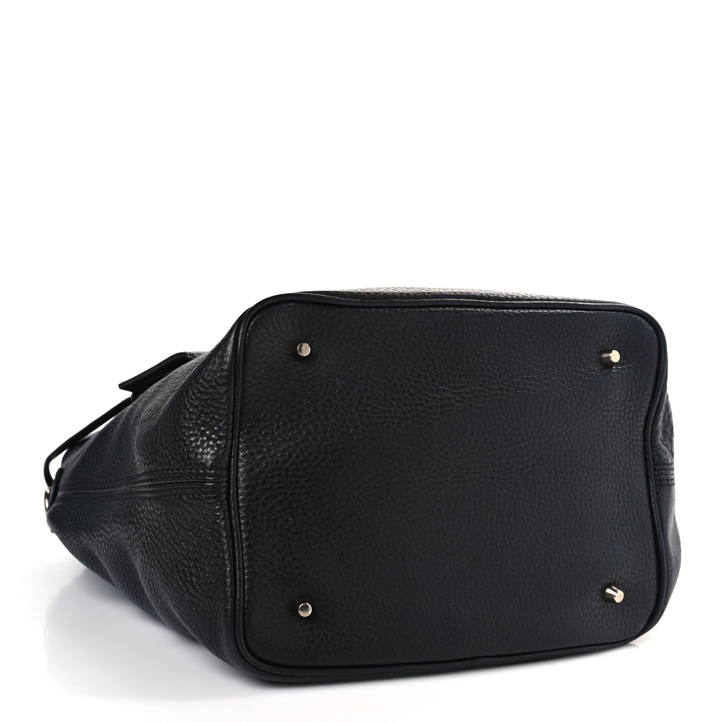 Grainy Calfskin Medium Susanna Hobo Black
