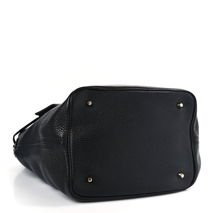 Burberry Grainy Calfskin Medium Susanna Hobo Black 4 of 8