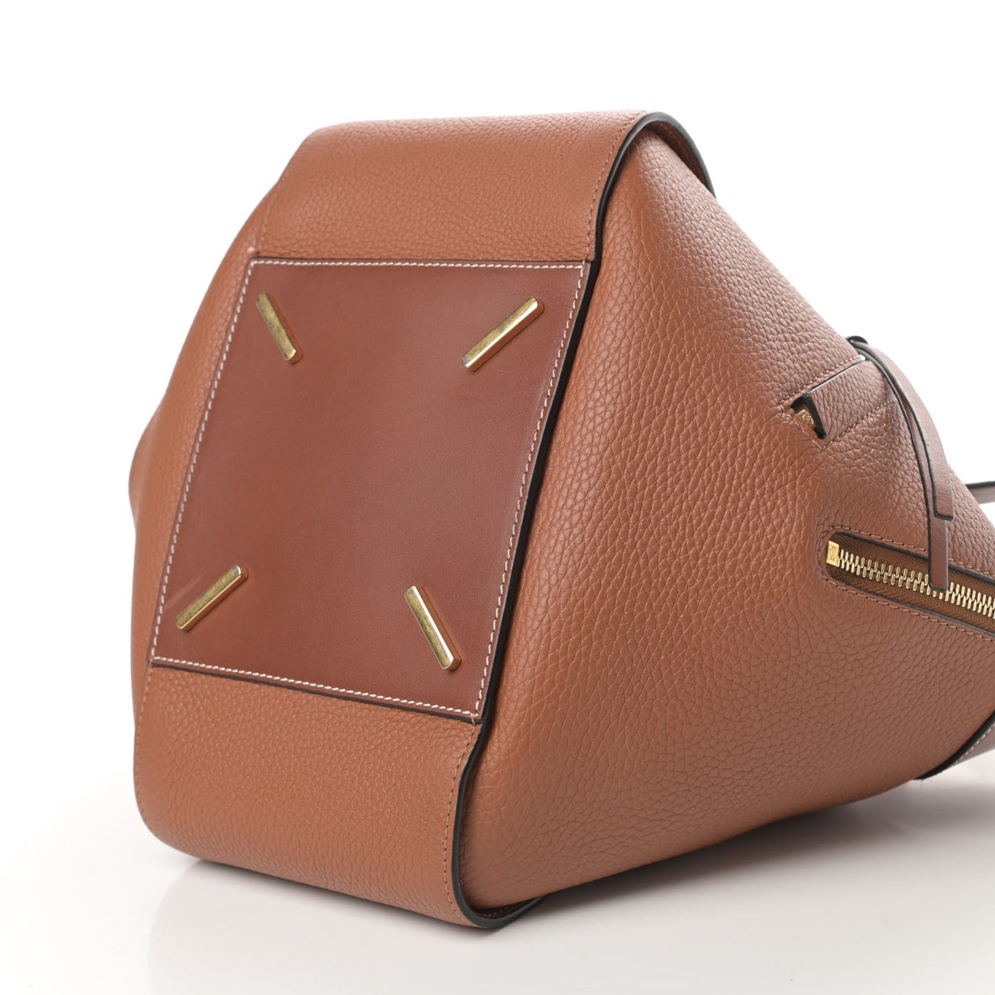 Calfskin Small Hammock Shoulder Bag Tan