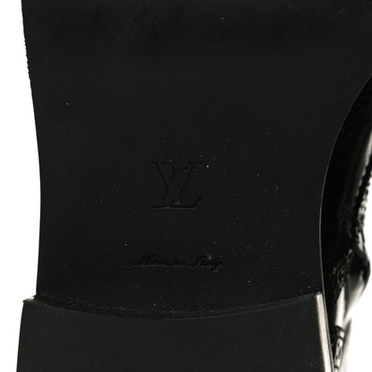 Louis Vuitton Glazed Calfskin Midtown Ankle Boots 36 Black 8 of 9