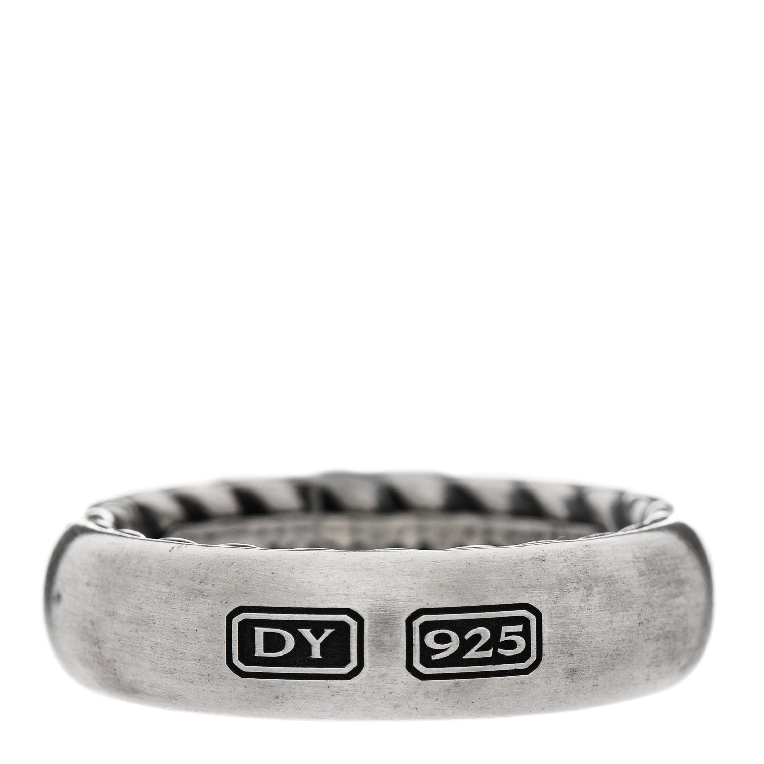 David Yurman Sterling Silver 6mm Streamline Band Ring 62 10 1 of 5
