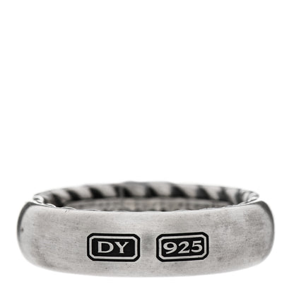 David Yurman Sterling Silver 6mm Streamline Band Ring 62 10 1 of 5