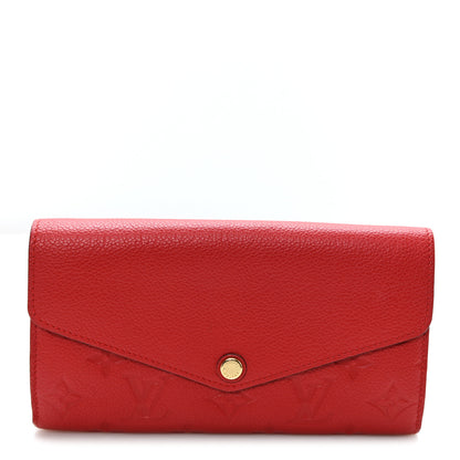 Louis Vuitton Empreinte Sarah Wallet NM Cherry 1 of 6