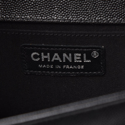 Chanel Caviar Quilted Medium Boy Flap Black 7 of 8