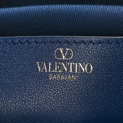 Valentino Garavani Toile Iconographe Nappa Vlogo Small Loco Drawstring Bucket Bag Melange Denim Worker 6 of 8