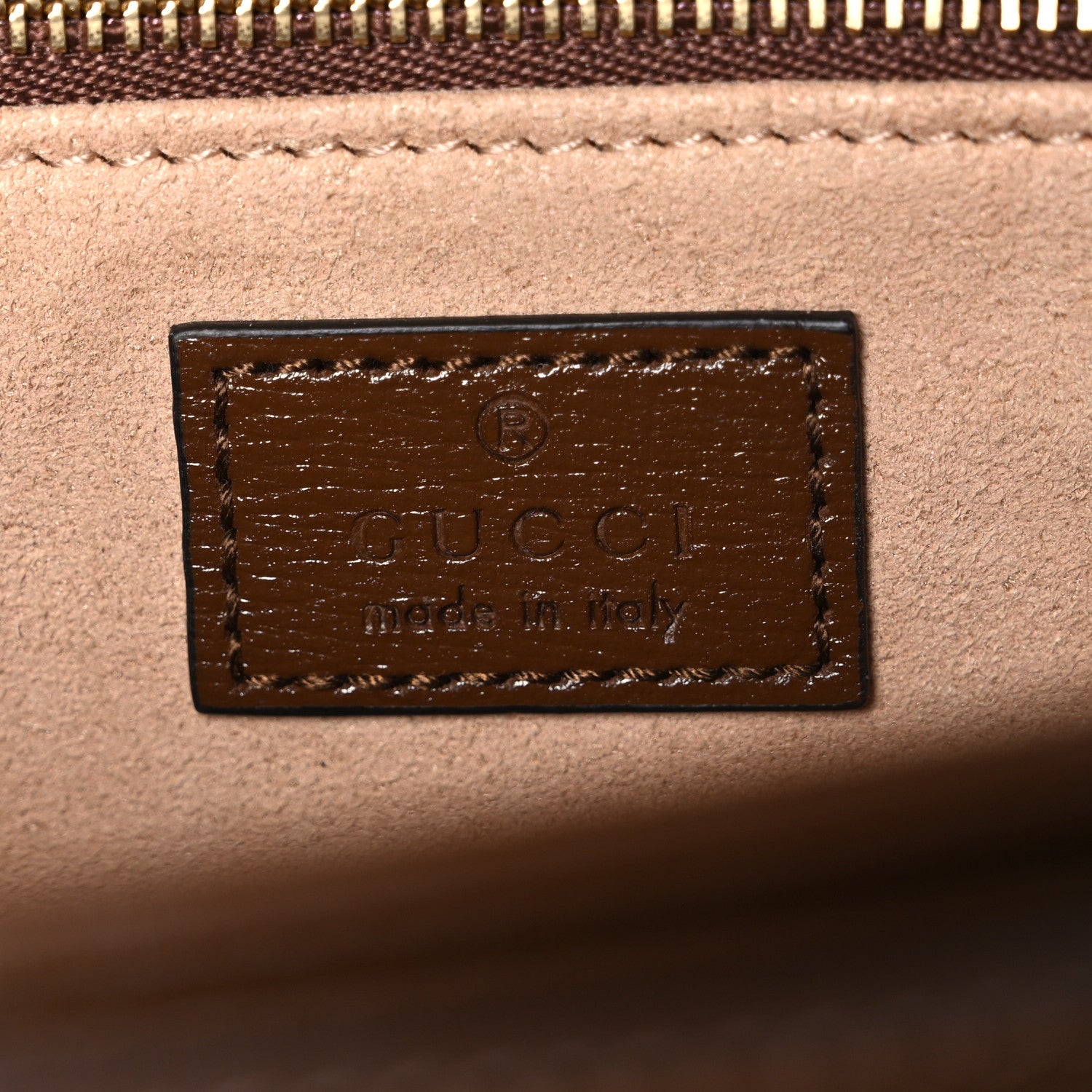 Gucci GG Supreme Monogram Horsebit 1955 Shoulder Bag Beige Brown Sugar 6 of 10