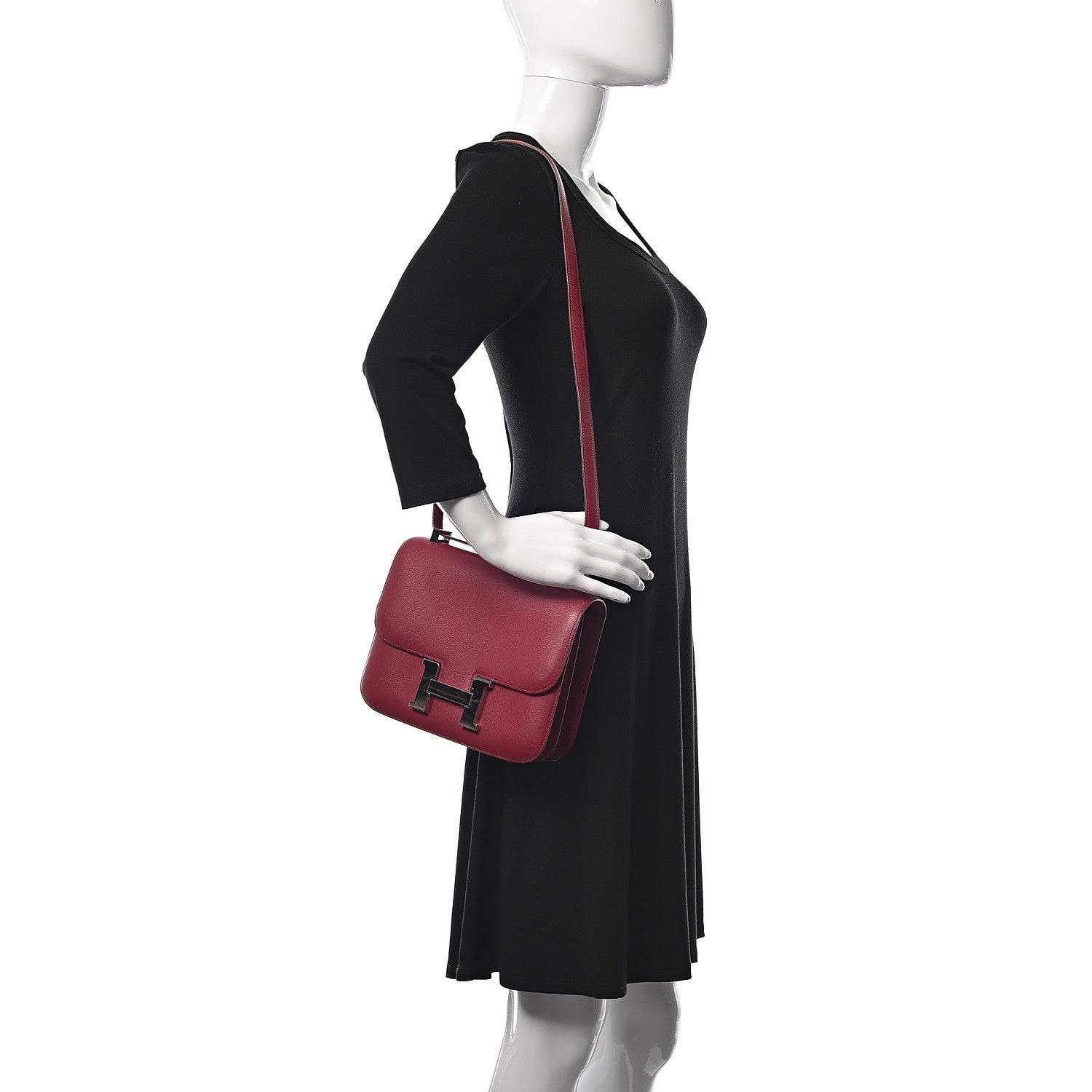 Hermes Swift Constance 24 Rubis 2 of 12