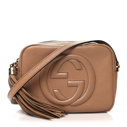 Gucci Cellarius Calfskin Small Soho Disco Bag Camelia 1 of 12