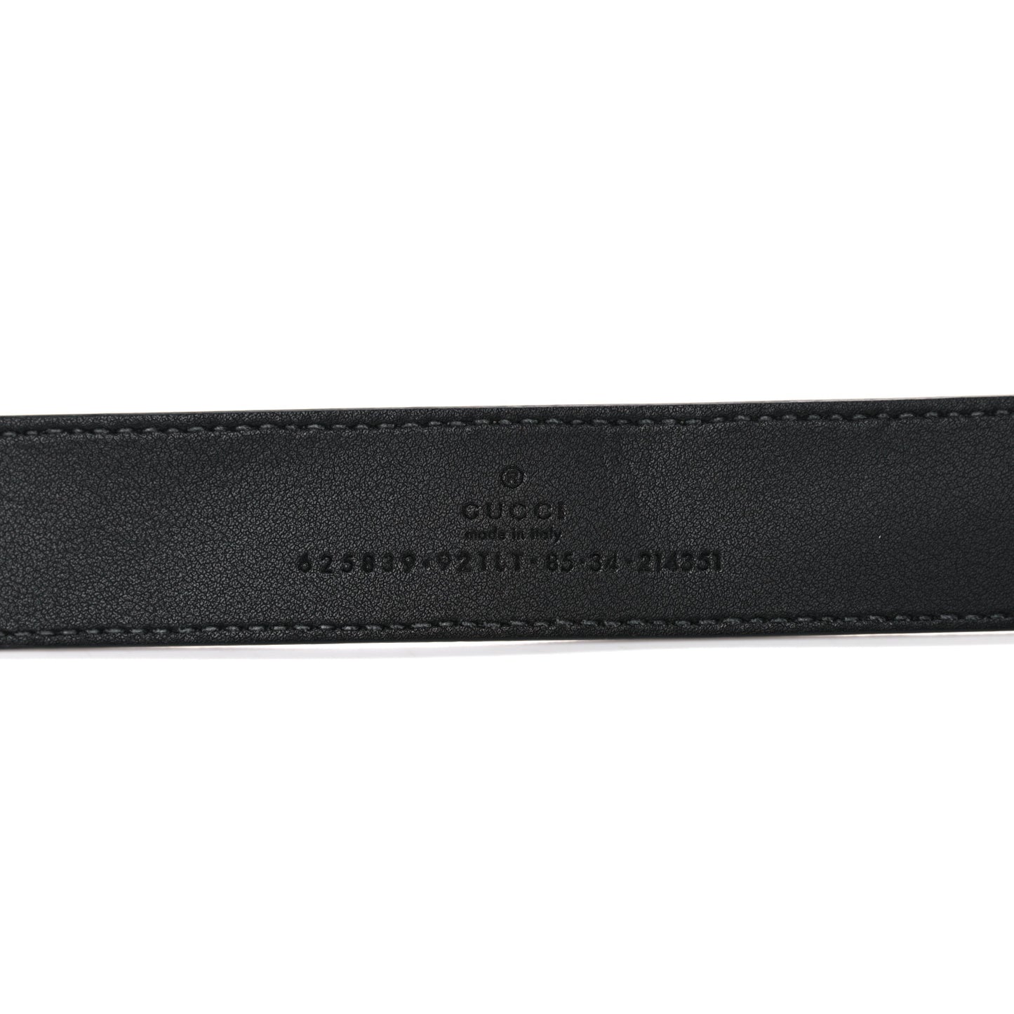 GG Supreme Monogram Matte Plutone Calfskin Double G 30mm Belt 85 34 Beige Ebony Black