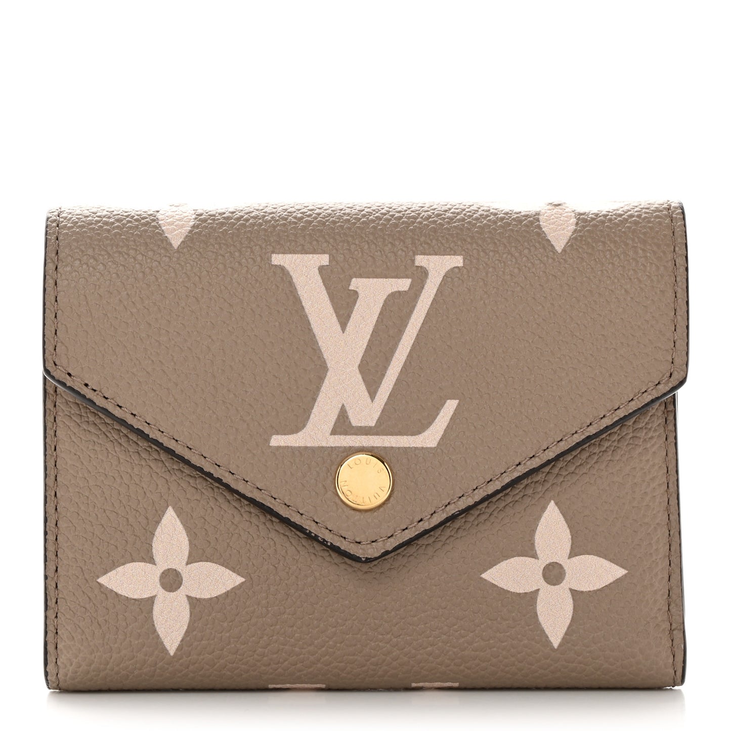 Empreinte Monogram Giant Victorine Wallet Tourterelle Creme
