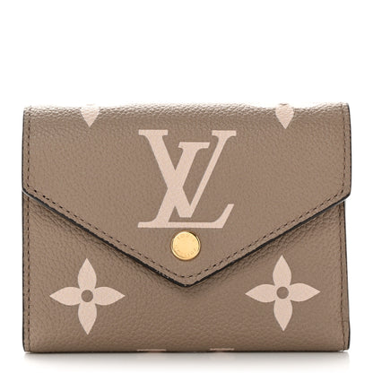 Louis Vuitton Empreinte Monogram Giant Victorine Wallet Tourterelle Creme 1 of 16