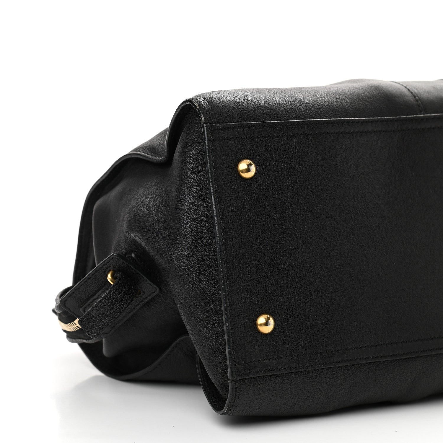 Saint Laurent Sheepskin Medium Cabas ChYc Black 9 of 11