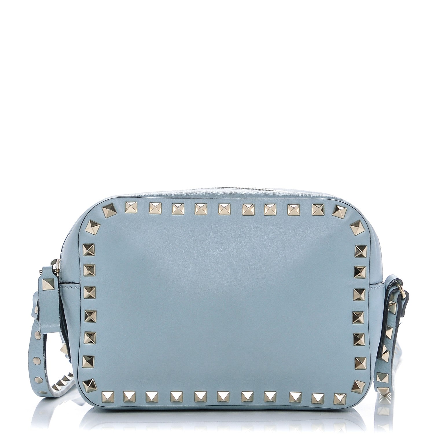 Valentino Garavani Calfskin Rockstud Camera Crossbody Bag Sky Sorbet 1 of 6