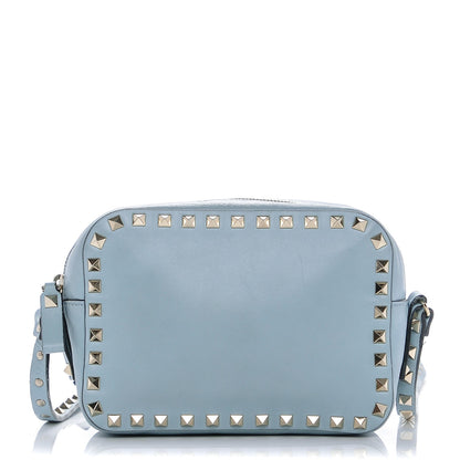 Valentino Garavani Calfskin Rockstud Camera Crossbody Bag Sky Sorbet 1 of 6