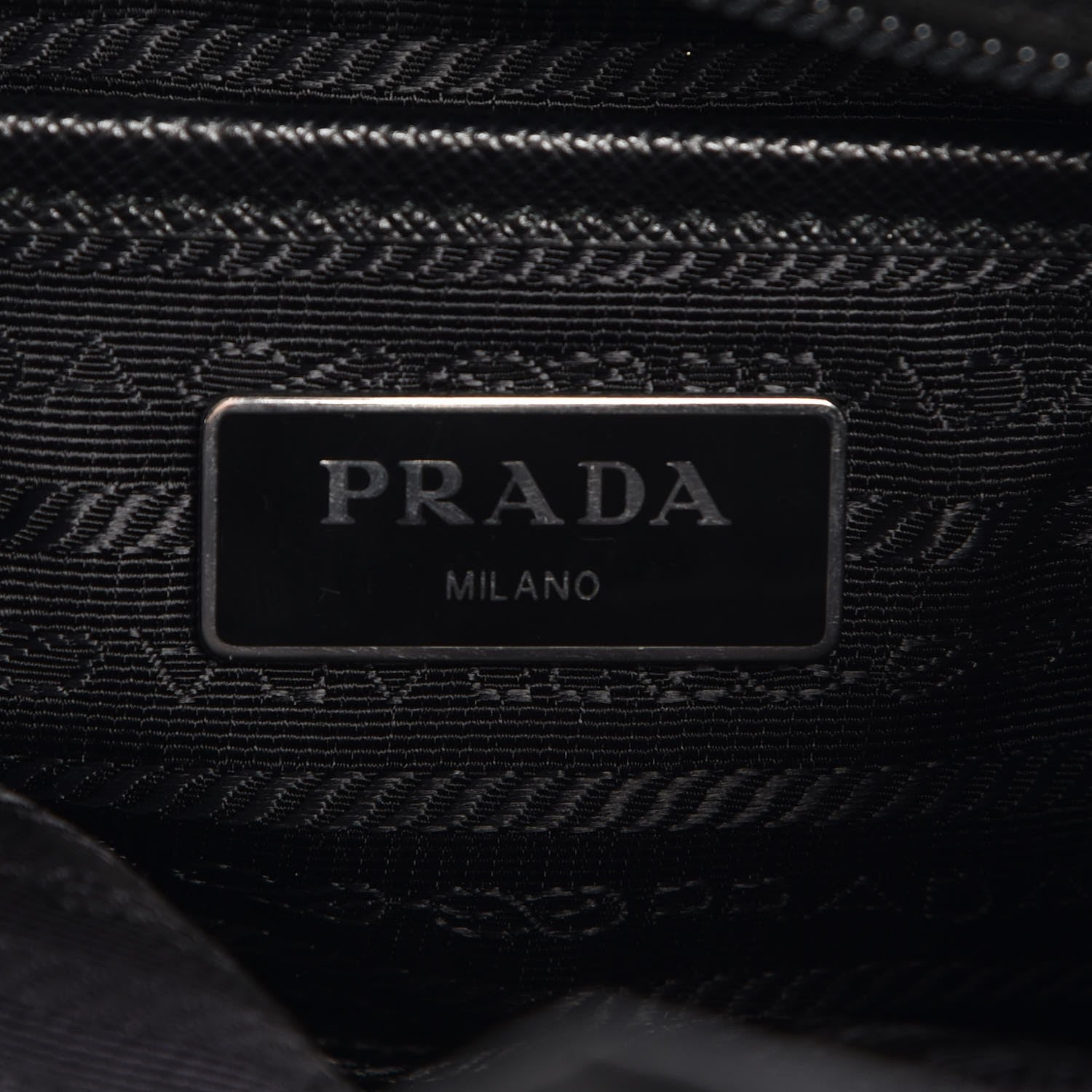 Prada Nylon Vela Medium Backpack Black 6 of 8