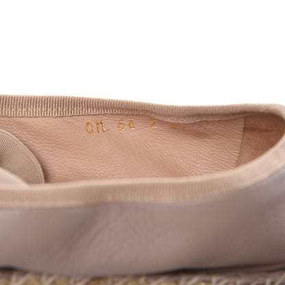 Valentino Garavani Nappa Rockstud Ballerina Espadrille Flats 37 Poudre 9 of 14