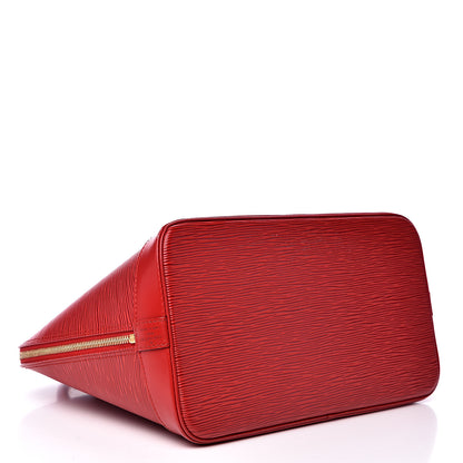 Louis Vuitton Epi Alma PM Castillan Red 3 of 12