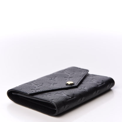Louis Vuitton Empreinte Compact Curieuse Wallet Black 3 of 8