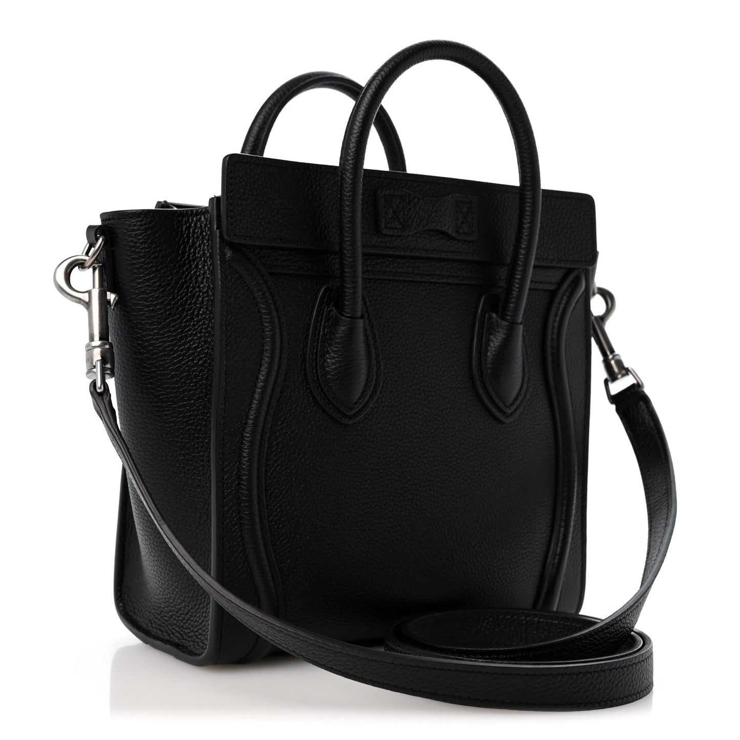 Smooth Calfskin Nano Luggage Black