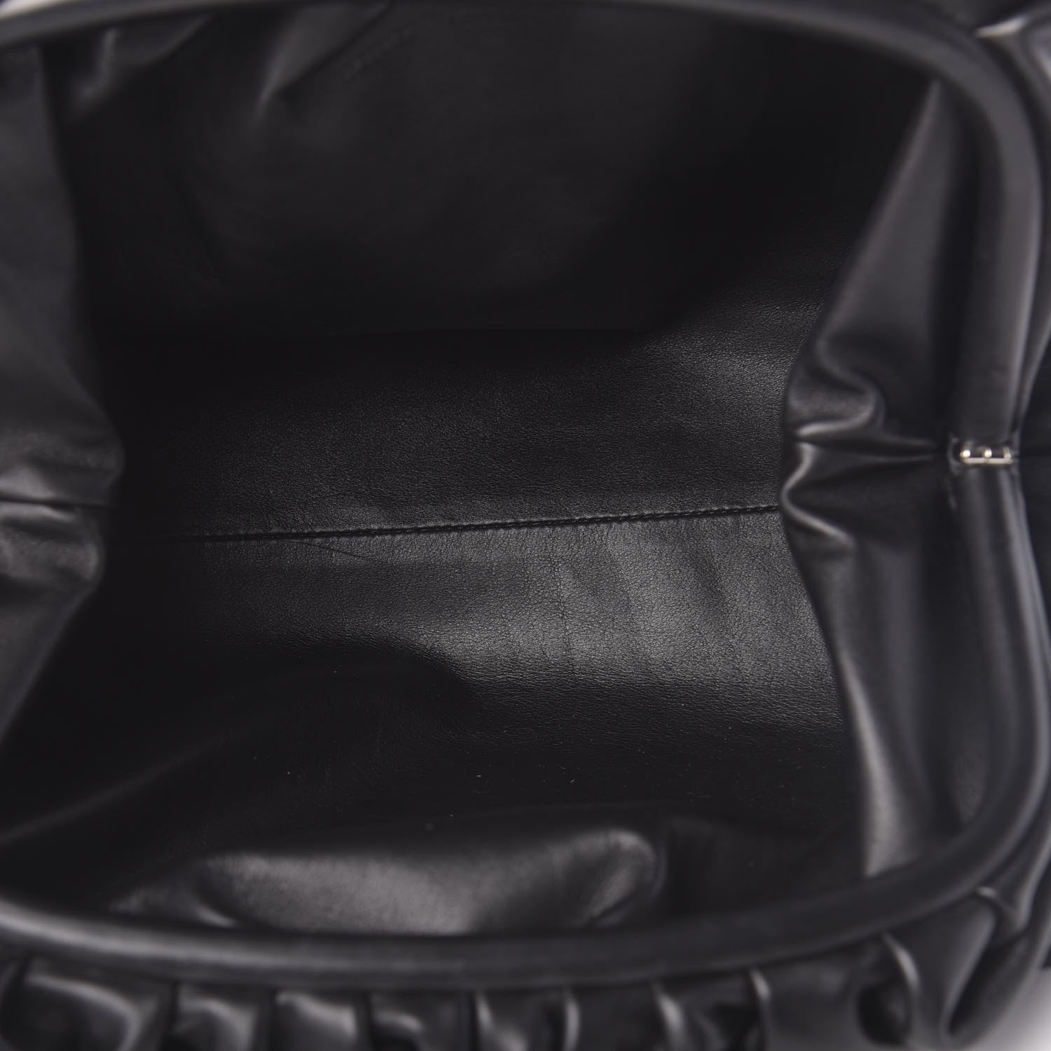 Bottega Veneta Smooth Butter Calf The Pouch Oversized Clutch Black 5 of 10