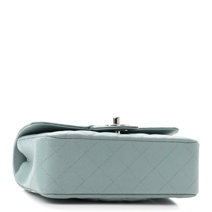 Chanel Caviar Quilted Mini Rectangular Flap Green 4 of 10