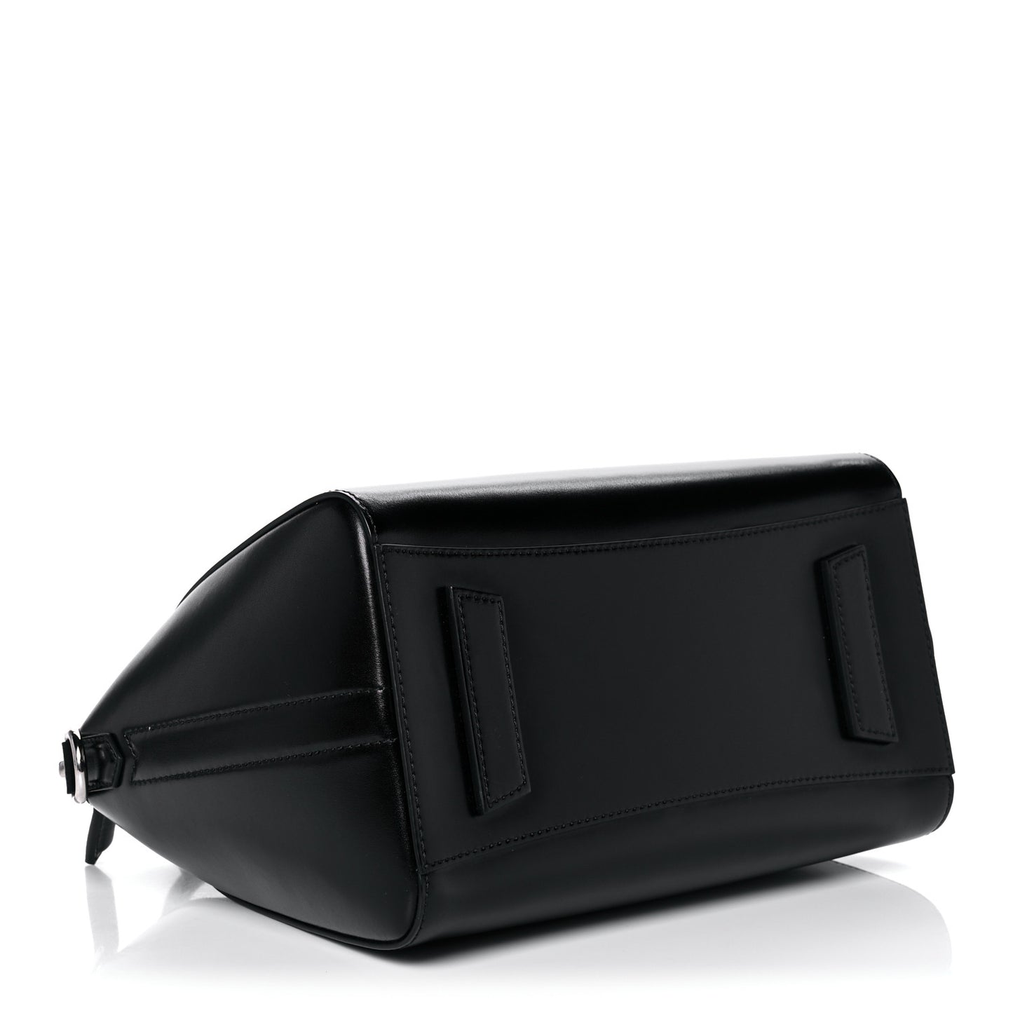 Shiny Lord Calfskin Small Antigona Black