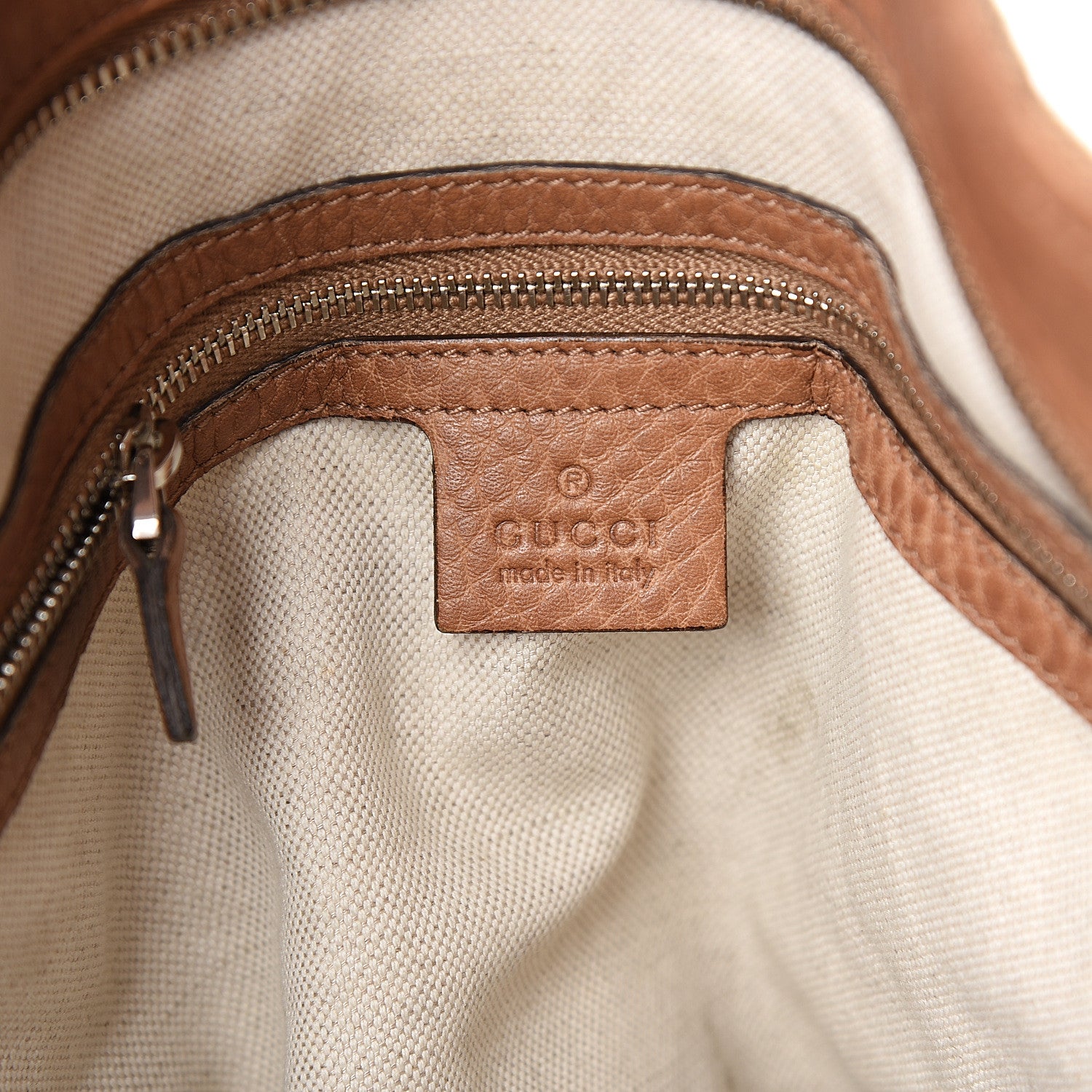 Gucci Monogram Old Libeccio Medium Miss GG Top Handle Bag Beige Ebony Light Brown 6 of 13