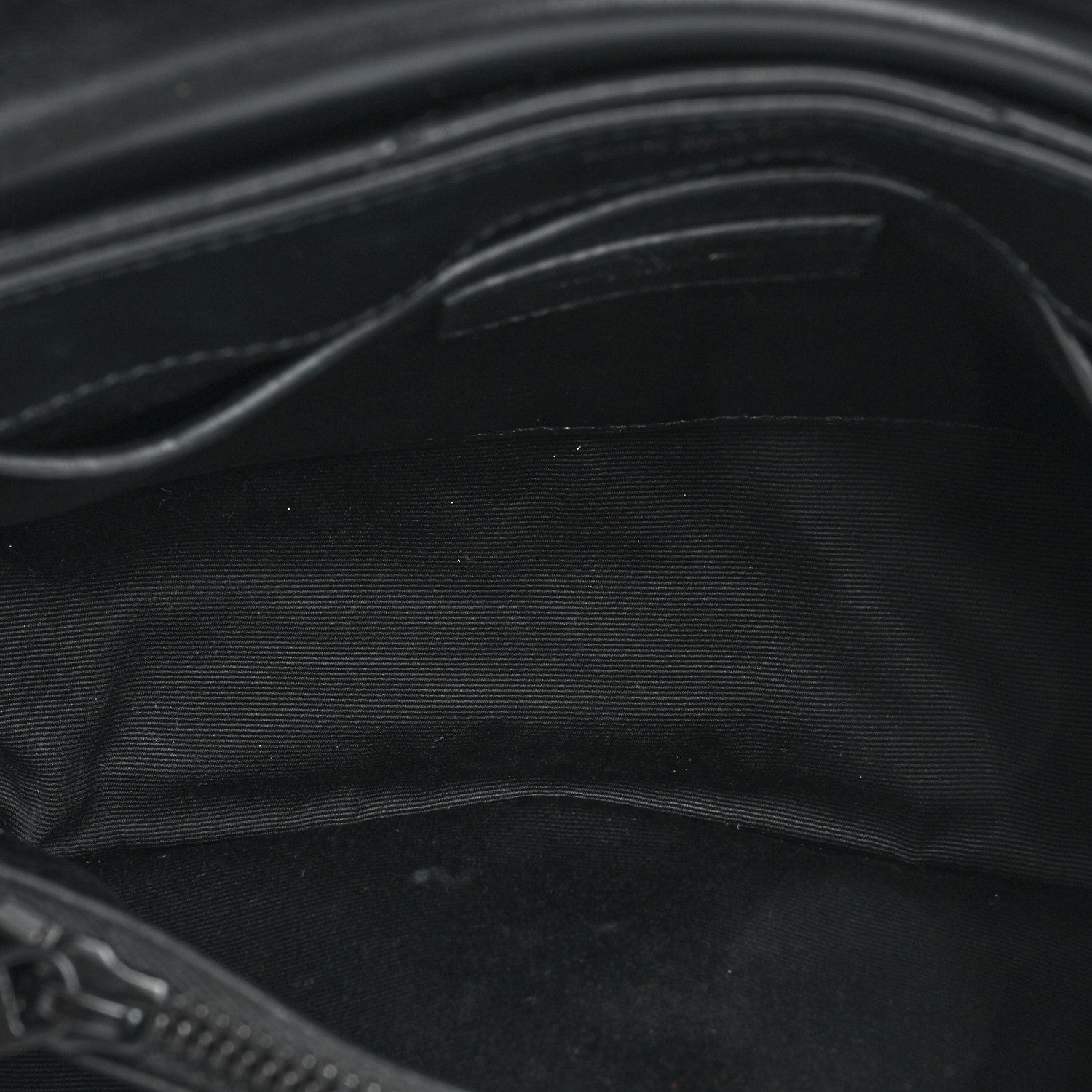 Saint Laurent Calfskin Y Quilted Monogram Monochrome Small Loulou Chain Satchel Black 7 of 17