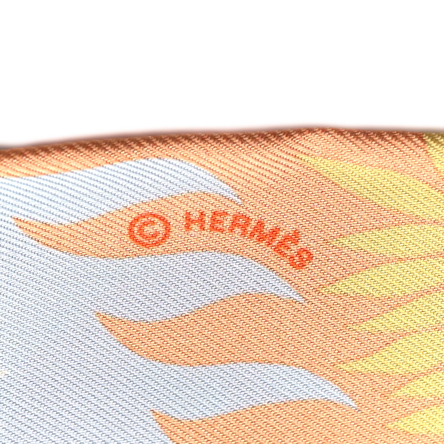 Hermes Silk Le Charme D Orphee Twilly Ciel Beige Rose 3 of 4