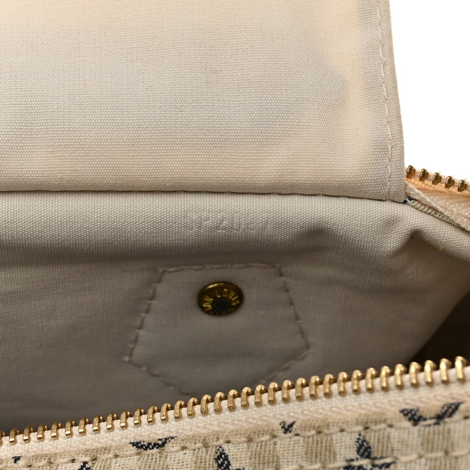 Louis Vuitton Mini Lin Croisette Speedy 30 Blue 7 of 15