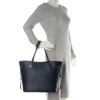 Louis Vuitton Epi Neverfull MM Indigo 2 of 10