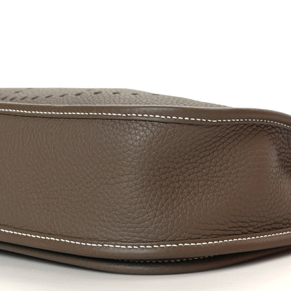 Hermes Taurillon Clemence Evelyne III PM Etoupe 9 of 10
