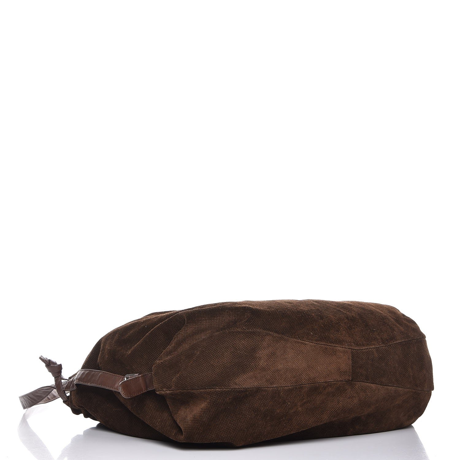 Bottega Veneta Suede Drawstring Shoulder Bag Brown 4 of 12