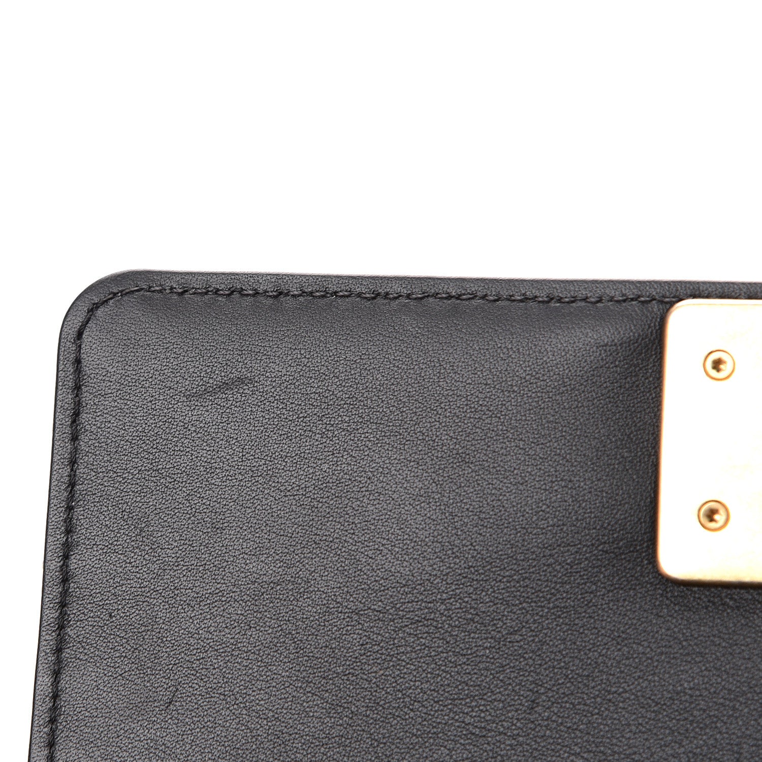 Chanel Crocodile Python Calfskin Embossed Small Boy Flap Black Gold 9 of 13