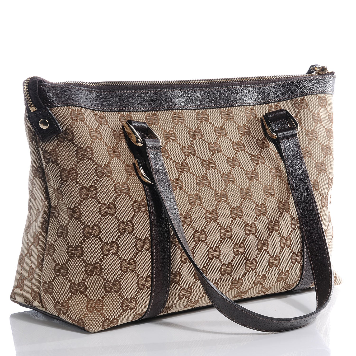 Gucci Monogram Medium Abbey Tote Brown 3 of 9