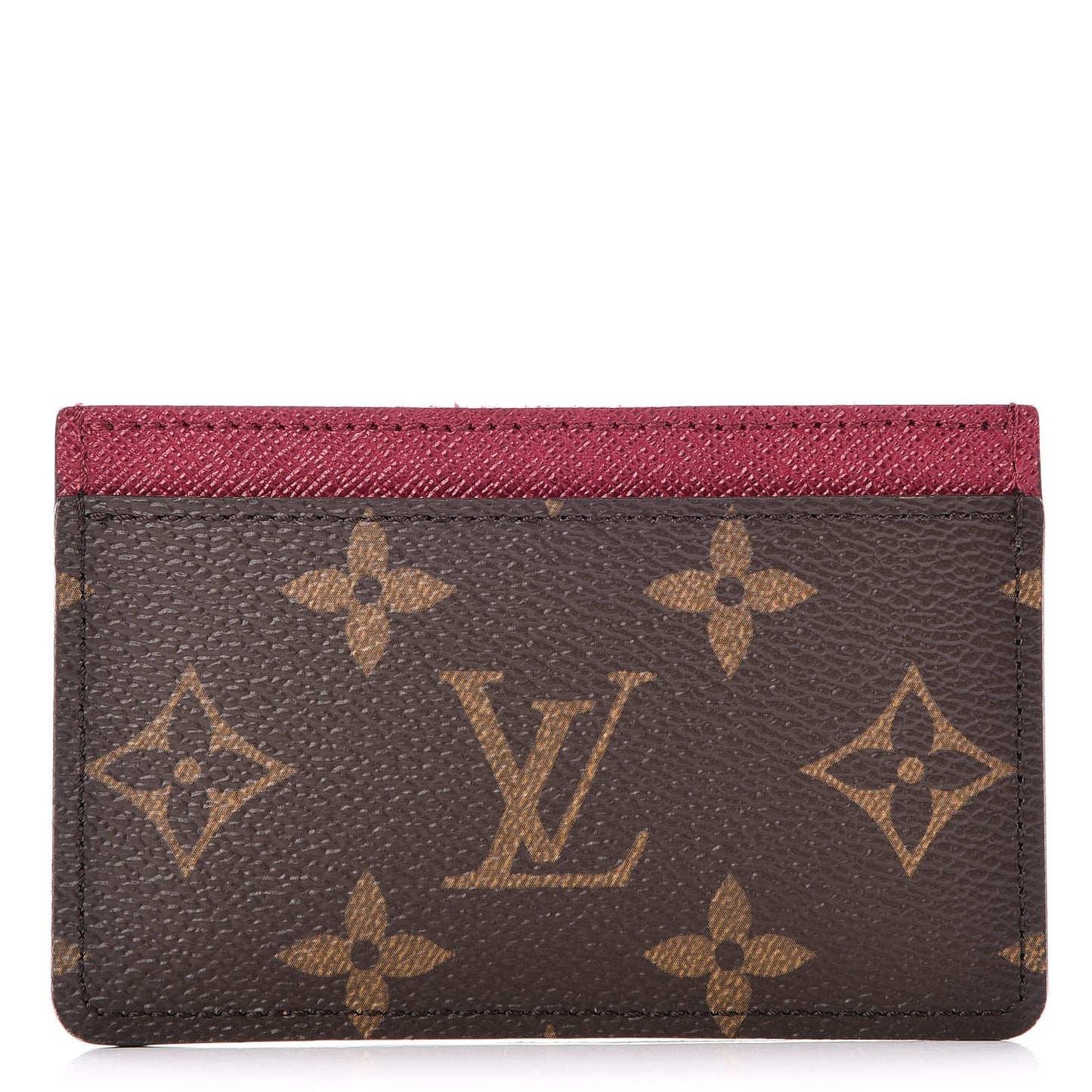 Monogram Card Holder Fuchsia