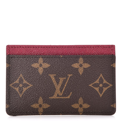 Louis Vuitton Monogram Card Holder Fuchsia 1 of 10