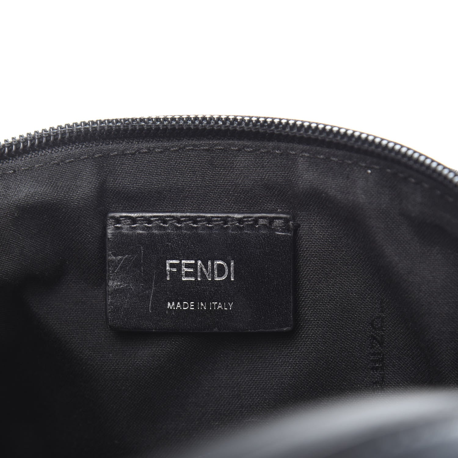 Fendi Neoprene Mesh Vitello Grace FF Pocket Belt Bag Black 6 of 11