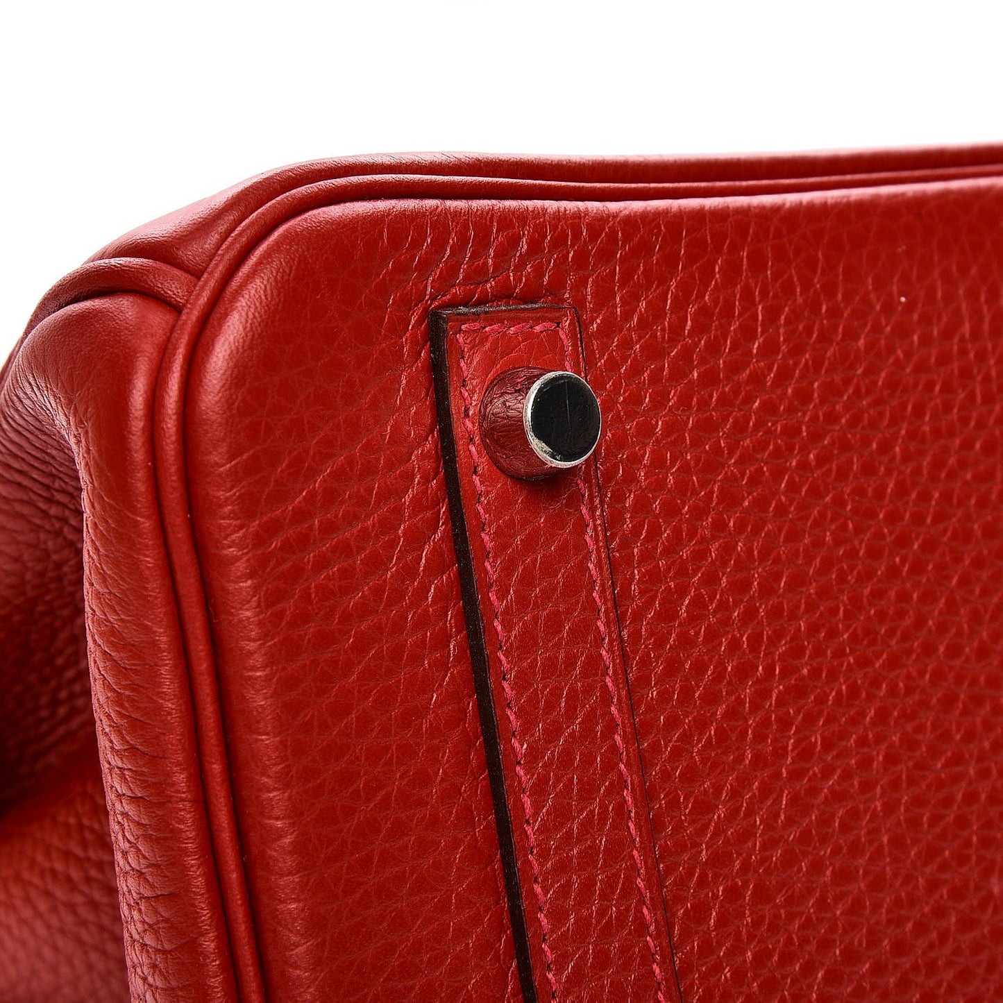 Taurillon Clemence Birkin 30 Rouge Casaque