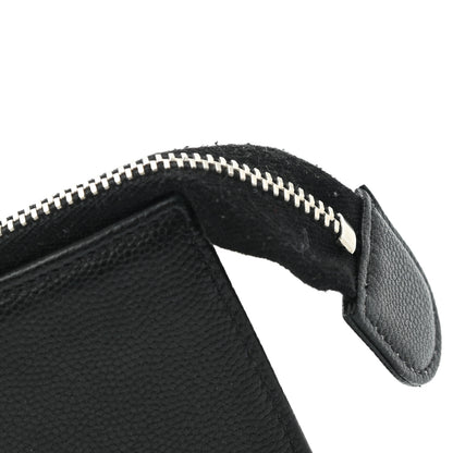 Chanel Caviar Sevruga CC Zip Wallet Black 5 of 12