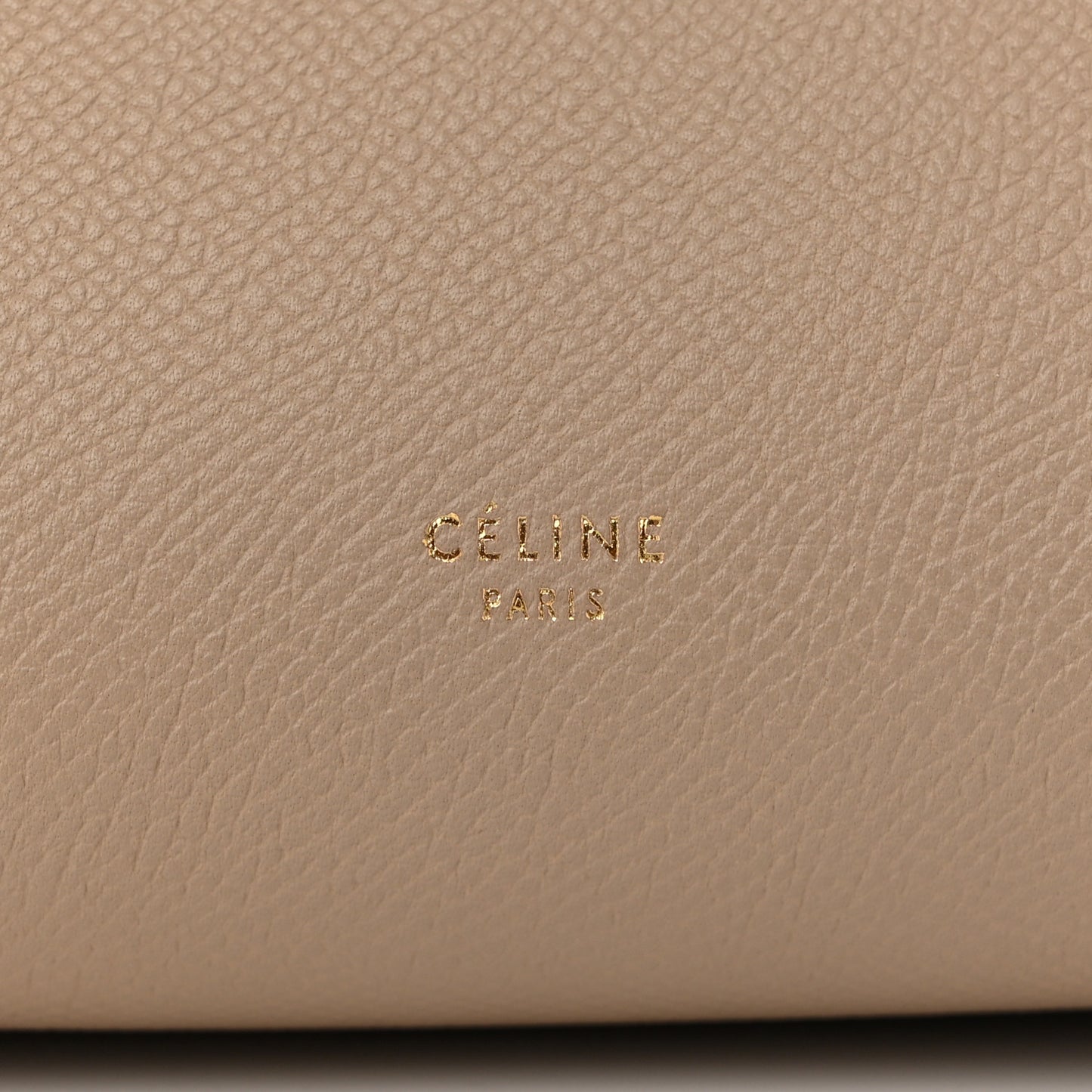 Grained Calfskin Mini Belt Bag Light Taupe