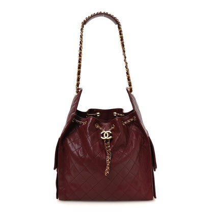 Chanel Caviar Quilted Medium Chanel 25 Handbag Burgundy 2 of 19