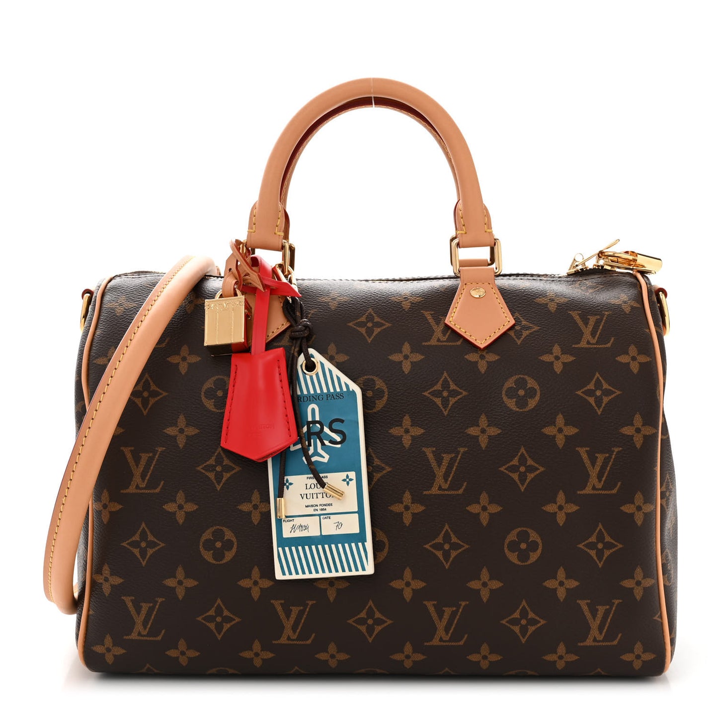 Monogram Speedy Soft 30 Red