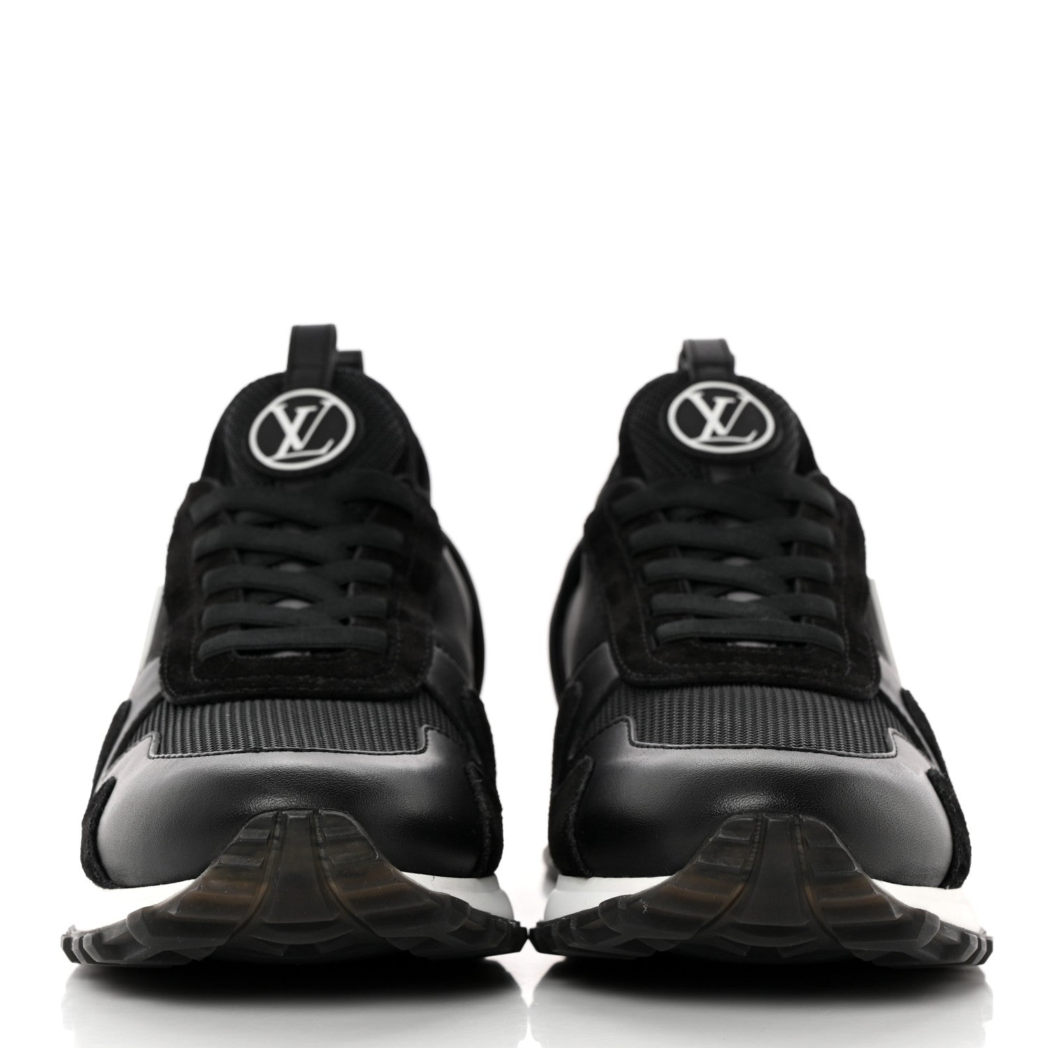 Louis Vuitton Calfskin Run Away Sneakers 39 Black 2 of 13